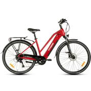 FitNord Ava 300 Elcykel, röd (720 Wh batteri) 