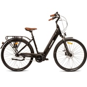 FitNord Classic 500 Elcykel, svart (630 Wh batteri)  med ytterligare ett års garanti