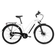 FitNord Ava 300 Elcykel 2024, vit (720 Wh batteri)