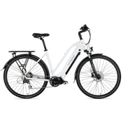 FitNord Ava 500 Elcykel 2024, vit (612 Wh batteri)