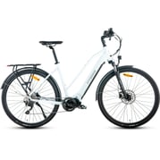 FitNord Ava 700 Elcykel, vit (720 Wh batteri)  med ytterligare ett års garanti