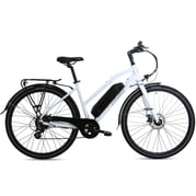 FitNord Ava 200 Elcykel 2024, vit (540 Wh batteri)