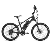 FitNord Ranger Urban Jr Elmountainbike, svart (360 Wh batteri)