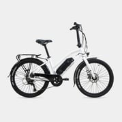 FitNord Ava Urban Elcykel, vit (360 Wh batteri)