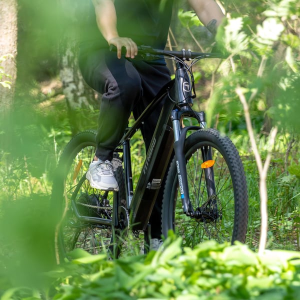 FitNord Ranger 300 Elmountainbike, svart (720 Wh batteri)  med ytterligare ett års garanti