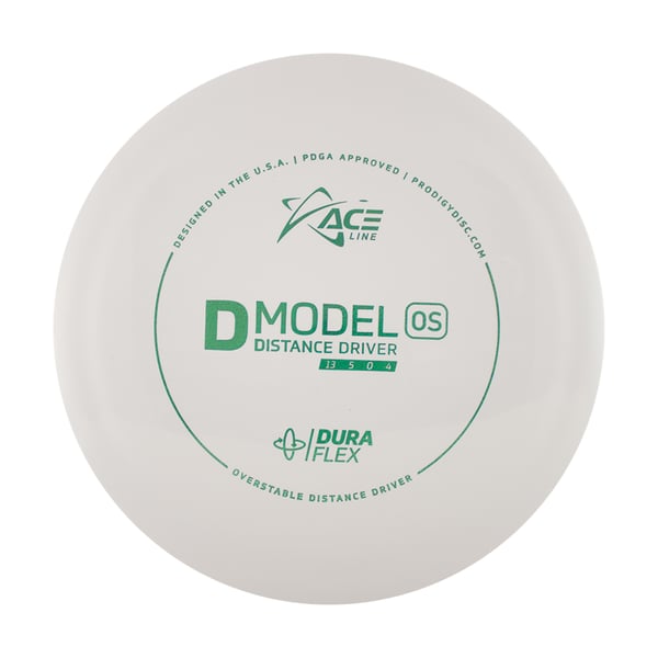 Prodigy Disc ACE Line D Model OS DuraFlex Frisbee Golf Disc, Vit