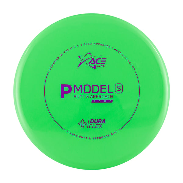 Prodigy Disc ACE Line P Model S DuraFlex Frisbee Golf Disc, Grön