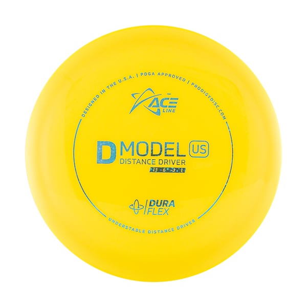 Prodigy Disc ACE Line D Modell US DuraFlex Frisbee Golf Disc, Gul