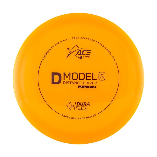 Prodigy Disc ACE Line D Model S DuraFlex Frisbee golf disc, Orange