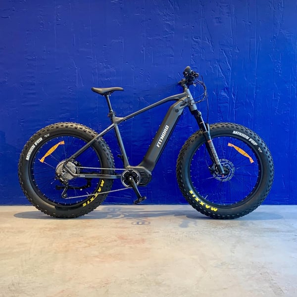 **OUTLET STOCKHOLM**FitNord Rumble 1000 Elfatbike 2024, 53 cm, svart (856,8 Wh batteri)