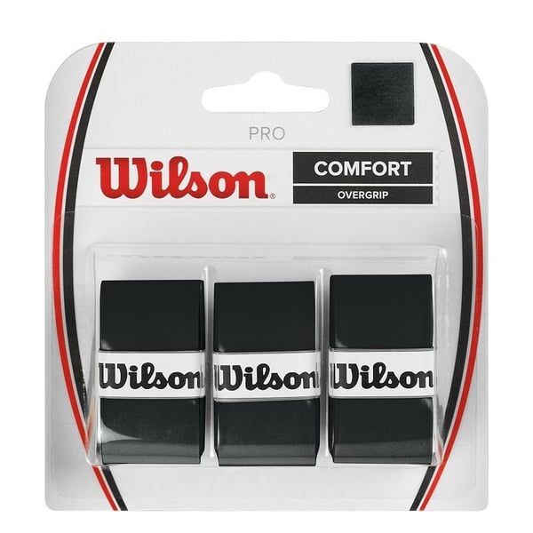 Wilson Pro Overgrip Grepplinda, Svart