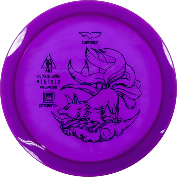 Yikun Phoenix Line Hu Frisbee Golf Disc, lila