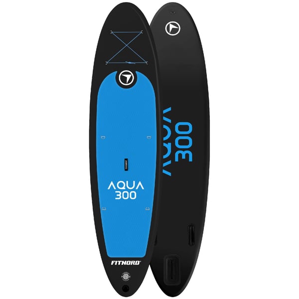 FitNord Aqua 300 SUP-brädsats, Svart/Blå