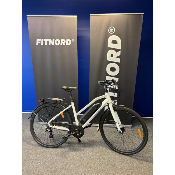 **OUTLET STOCKHOLM** FitNord Ava 200 Elcykel, Vit, 46CM