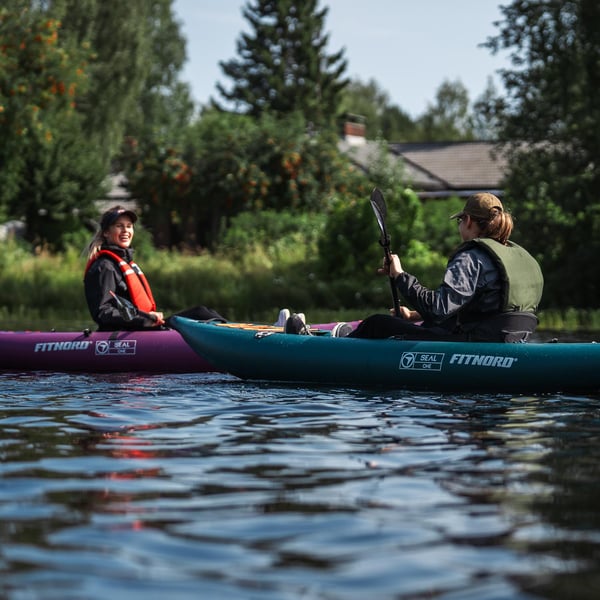 FitNord Seal One ensitsig kajak, mörkgrön