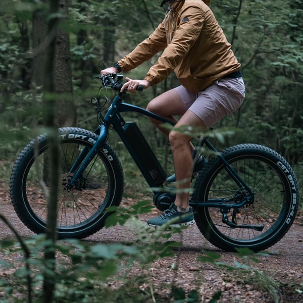 FitNord Rumble 500 Elfatbike 2024, blå (720 Wh batteri)