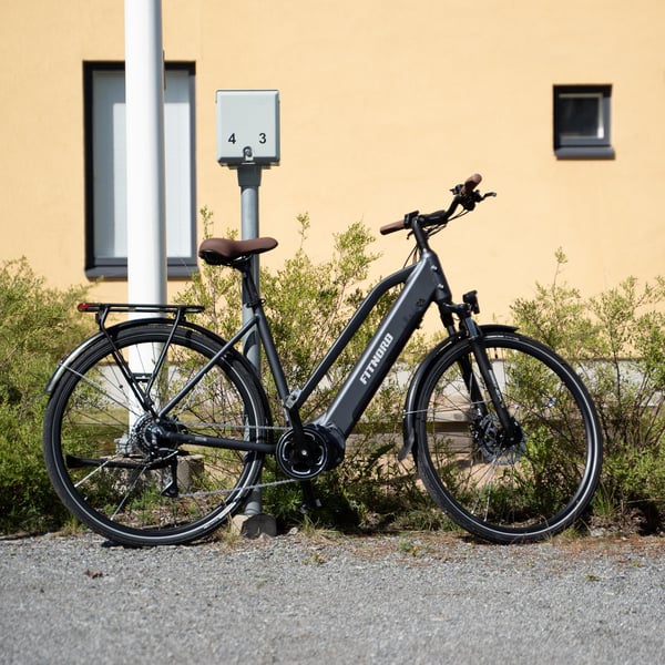 FitNord Ava 500 Elcykel 2024, svart (612 Wh batteri)