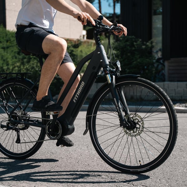 FitNord Ava 500 Elcykel 2024, svart (612 Wh batteri)