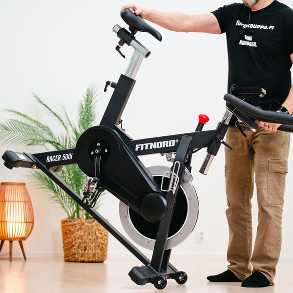 FitNord Racer 500i Spinningcykel med LCD-display