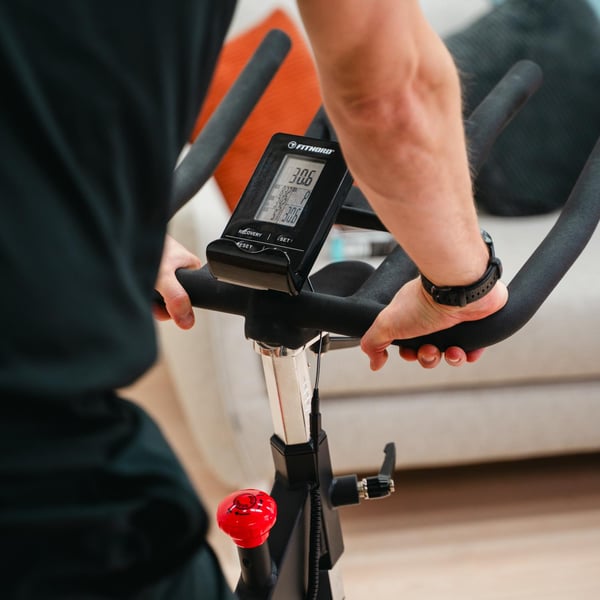 FitNord Racer 500i Spinningcykel med LCD-display