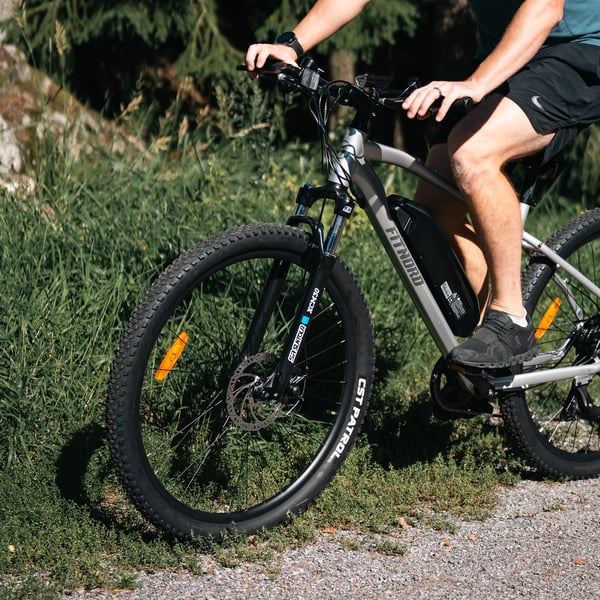 FitNord Ranger 200 Elmountainbike 2024, silver (540 Wh batteri)