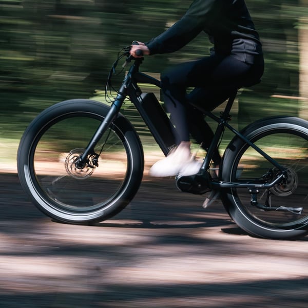 FitNord Rumble 500 Elfatbike 2024, svart (720 Wh batteri)