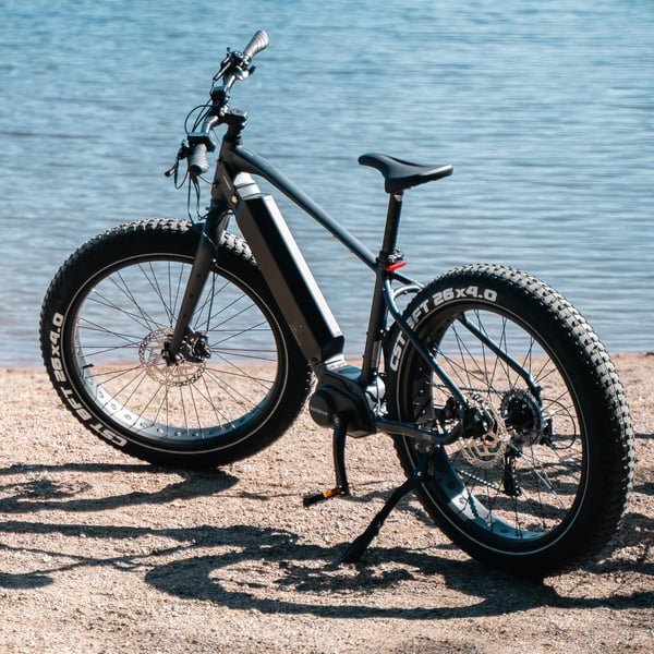 FitNord Rumble 500 Elfatbike 2024, svart (720 Wh batteri)