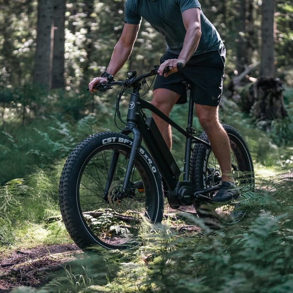 FitNord Rumble 500 Elfatbike 2024, svart (720 Wh batteri)