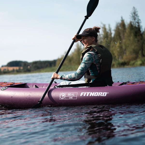 FitNord Seal One ensitsig kajak, mörklila