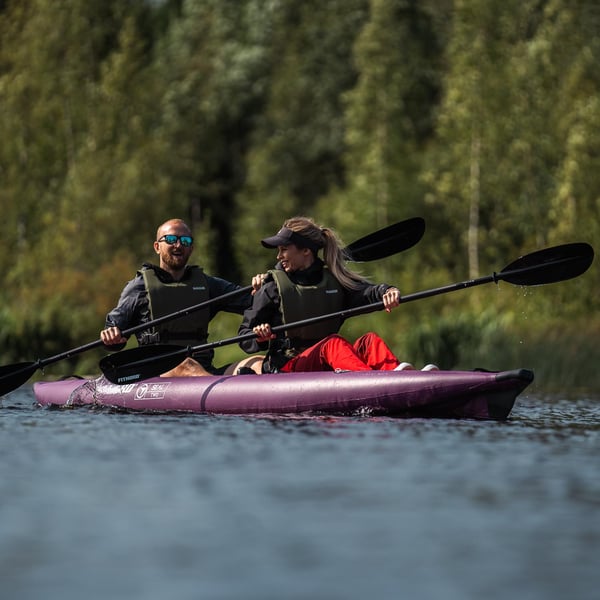 FitNord Seal Two tvåsitsig kajak, mörklila