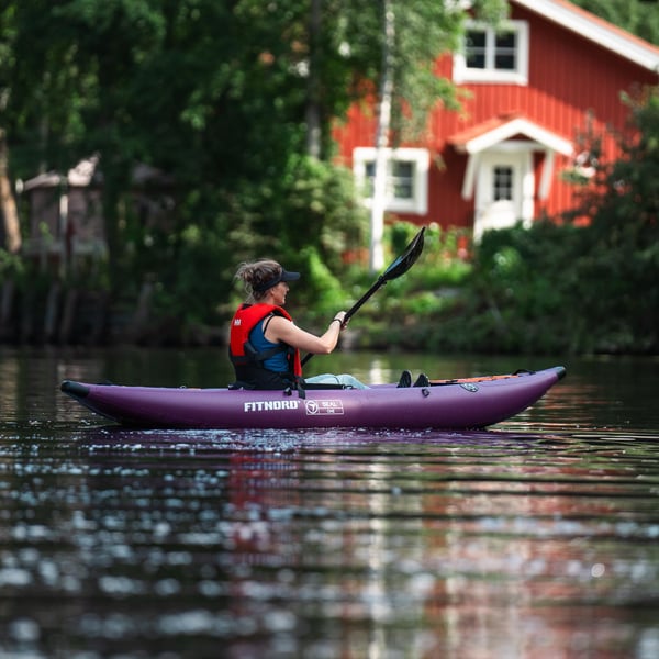 FitNord Seal One ensitsig kajak, mörklila