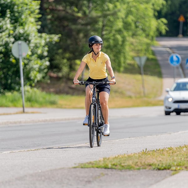 FitNord Ava 200 Elcykel, svart (540 Wh batteri)  med ytterligare ett års garanti