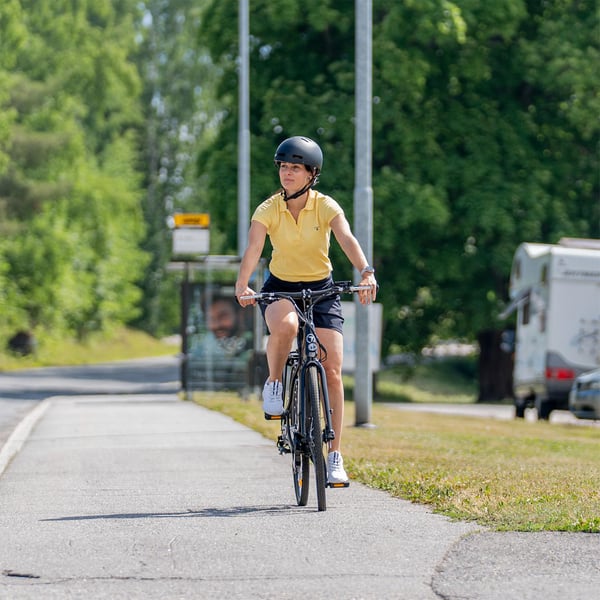 FitNord Ava 200 Elcykel, svart (540 Wh batteri)  med ytterligare ett års garanti