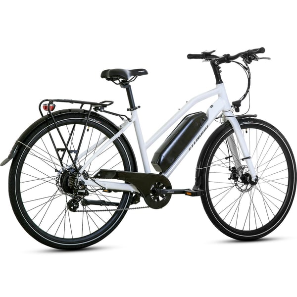 FitNord Ava 200 Elcykel, vit (540 Wh batteri)  med ytterligare ett års garanti