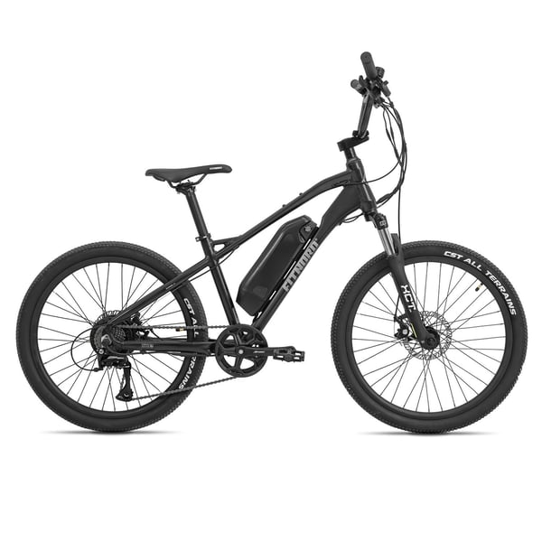 FitNord Ranger Urban Jr Elmountainbike, svart (360 Wh batteri)