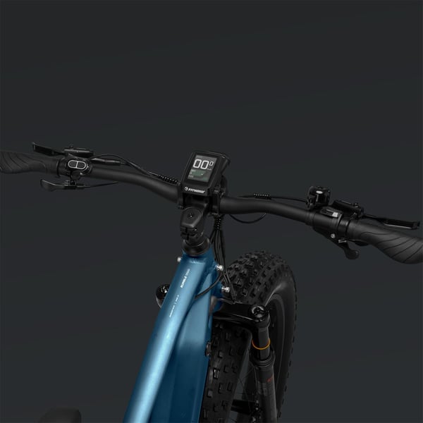 FitNord Rumble 1000 Elfatbike 2024, blå (856,8 Wh batteri)