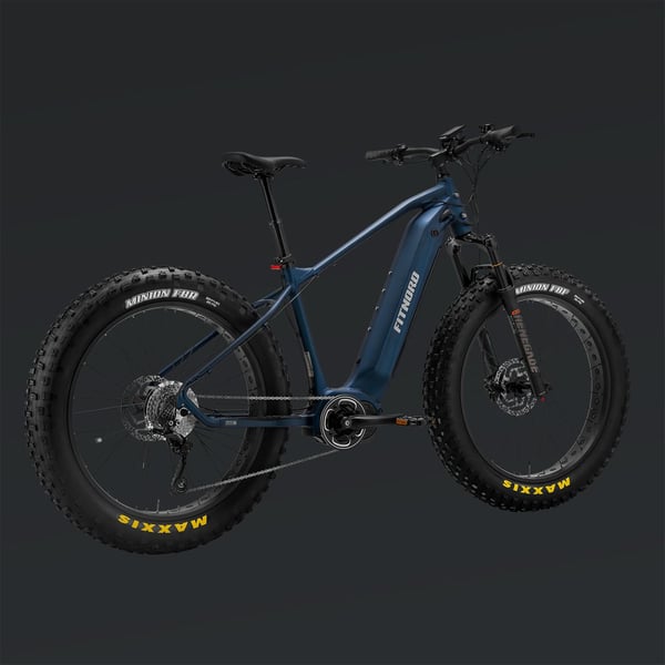 FitNord Rumble 1000 Elfatbike 2024, blå (856,8 Wh batteri)