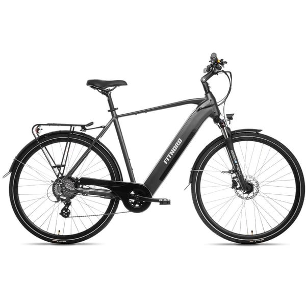 FitNord Venture 300 Elcykel 2024, svart (720 Wh batteri)  med ytterligare ett års garanti