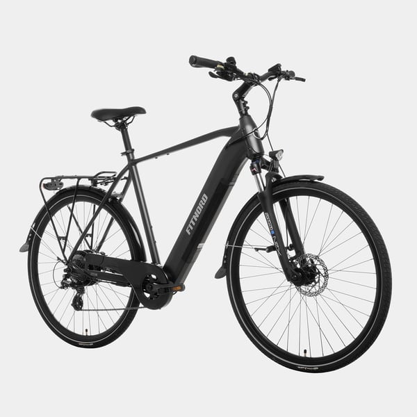 FitNord Venture 300 Elcykel 2024, svart (720 Wh batteri)  med ytterligare ett års garanti