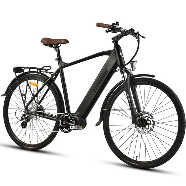 FitNord Venture 500 Elcykel, Svart (612 Wh batteri)