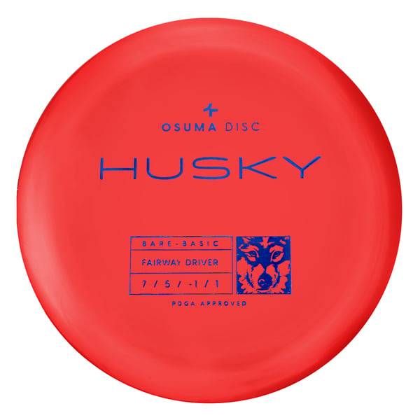 Osuma Frisbee Golf disc Bare-Basic Husky, driver