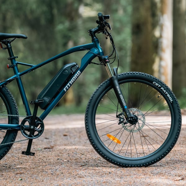 FitNord Ranger 200 Elmountainbike 2024, blå (540 Wh batteri)