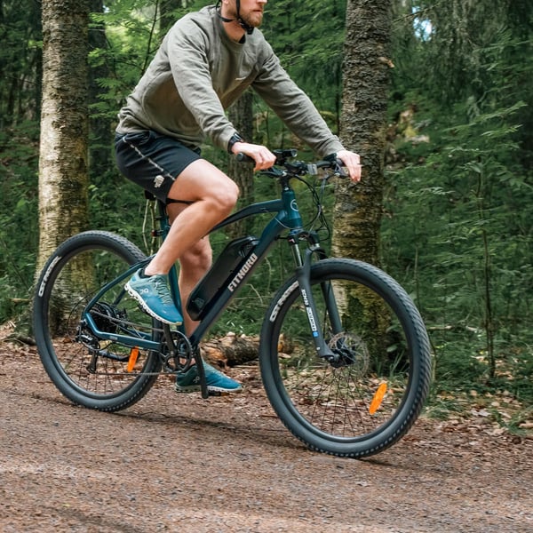 FitNord Ranger 200 Elmountainbike 2024, blå (540 Wh batteri)