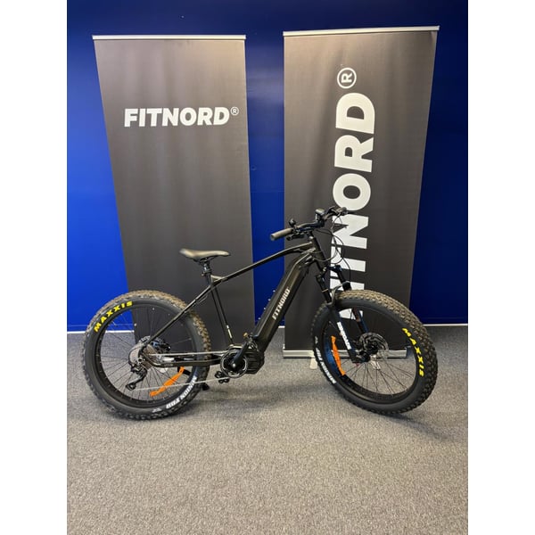 **OUTLET STOCKHOLM** FitNord Rumble 1000 Elfatbike, svart (882 Wh batteri), 53CM, 2023 model