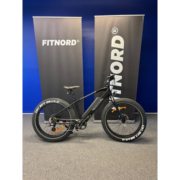 **OUTLET STOCKHOLM** FitNord Rumble 300 Elmountainbike, Svart, 42CM