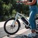 FitNord Ava Urban Elcykel, vit (360 Wh batteri)