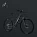 FitNord Ranger 500 Elmountainbike 2024, svart (612 Wh batteri)