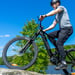 FitNord Ranger 700FS heldämpad Elmountainbike 2023, mintgrön (720 Wh batteri)