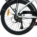 FitNord Ava Urban Elcykel, vit (360 Wh batteri)