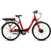 FitNord Classic 200 Elcykel, röd (540 Wh batteri)  med ytterligare ett års garanti